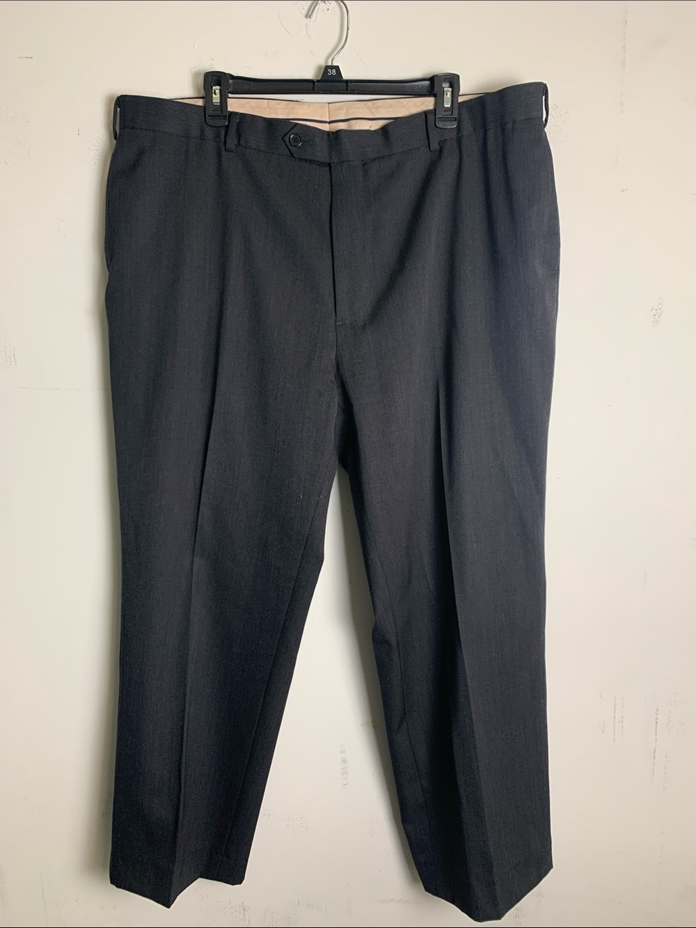 Brooks Brothers Men's Dark Charcoal Dress Pants